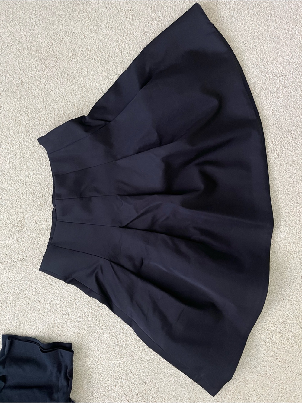 COS Black Pleated A Line Skirt